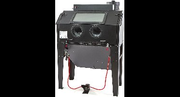 HBM SBC 500 Straalcabine met Afzuiging CE - ZWART