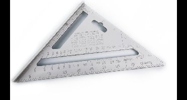 HBM Aluminium Gradendriehoek - Blokhaak - Meetdriehoek