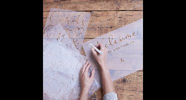 Stencils Bruiloft - 6 stuks