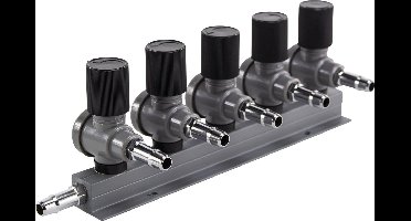 Luchtverdeler 5-weg 9mm