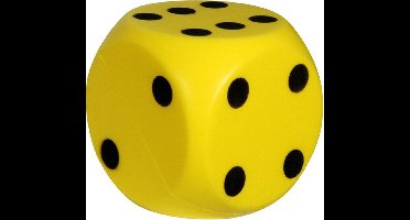 Androni Foamdobbelsteen 16cm Geel