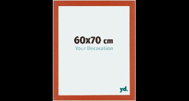 Your Decoration - Fotolijst 60x70 cm - MDF - Oranje - Mura