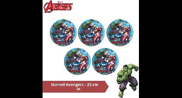Bal - Voordeelverpakking - Marvel Avengers - 23 cm - 5 stuks