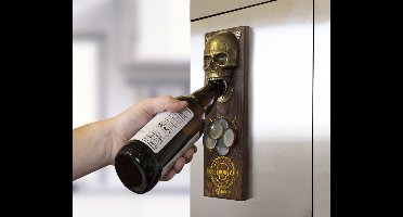 Gift Republic Schedel Magnetische Flesopener