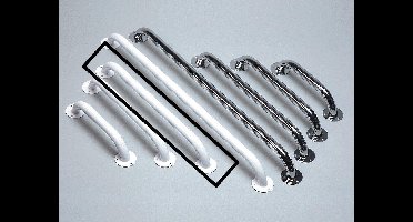 Stalen wandbeugel - 61 cm - Opoxy gecoat - Wit - Adhome