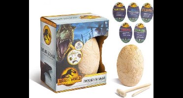 Jurassic World Dinosaur Egg Smash - 1 exemplaar - 5 verborgen dinosaurusverrassingen