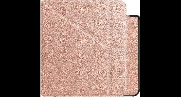 Hoes Geschikt voor Kobo Sage Hoesje Bookcase Cover Book Case Hoes Sleepcover Trifold - Rosé Goud