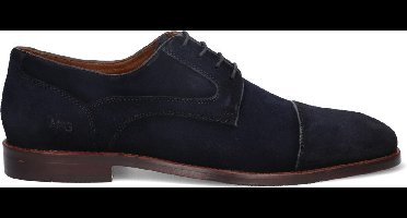 McGregor Heren Herenschoenen - Blauw - Lage Sneakers - Suède - Veters