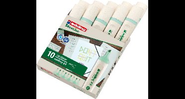 Markeerstift edding 24 ecoline pastelgroen | doos 10 stuks