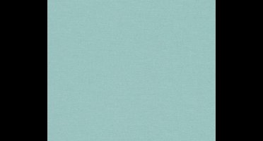 LINNENLOOK BEHANG | Basic - Turquoise - Living Walls Anna d'Andrea