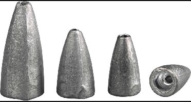 Spro - Lead Bullet Sinker | 7g | 6st - Zwart