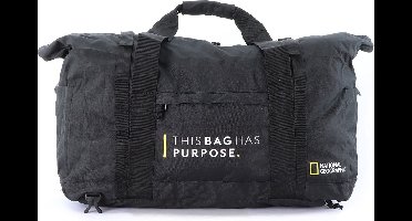 National Geographic Opvouwbare Reistas / Weekendtas / Sporttas - 29 Liter - Vegan - Pathway - Zwart i - Zwart