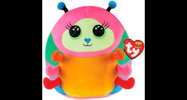 Ty Squish a Boo Nessa Caterpillar - Zacht pluche knuffeldier van 20 cm