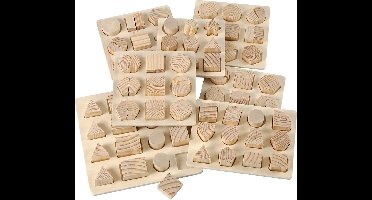 Puzzel, afm 12,5x12,5-19,5x19,5 cm, 7 stuk/ 1 doos