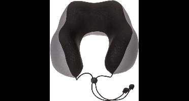 OOTB Nekkussen Deluxe - traagschuim reiskussen - grijs/zwart