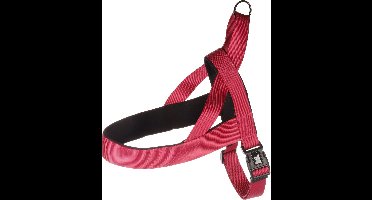 Flamingo Abbi Noors - Harnas Honden - Noors Harnas Abbi Kersenrood Xxl 75-100cm 32mm - 1st - 190641 - 1st