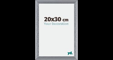 Your Decoration - Fotolijst 20x30 cm - Aluminium - Zilver Geborsteld - Tucson