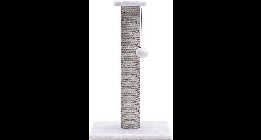 Beeztees Serpa - Krabpaal - Grijs - 35x35x60 cm