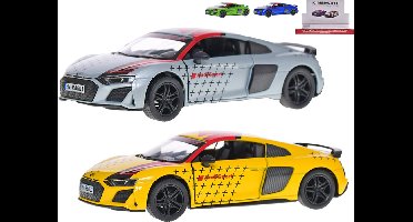 Welly Audi R8 Coupé die cast pull back, verkrijgbaar in 4 kleuren verkoop per stuk