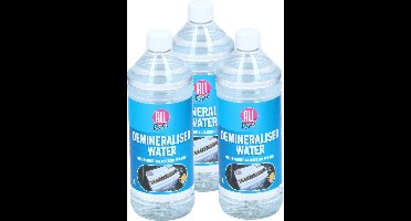 All Ride Accuwater/Demiwater - 5x - gedemineraliseerd water - 1 l - zonder zouten - voor ruiten/strijkijzer/auto