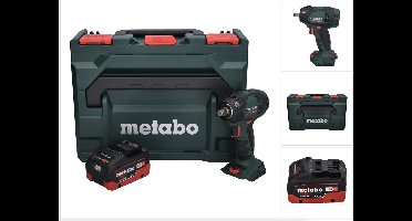 Metabo SSW 18 LTX 300 BL accu-slagmoersleutel 18 V 300 Nm 1/2" borstelloos + 1x accu 8,0 Ah + metaBOX - zonder oplader