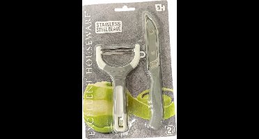 EH Mes en Dunshiller set - Dunshiller Met Roestvrijstalen Mes - Mes Inclusief Hoes - Verschillende Kleuren