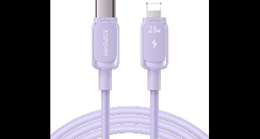 Joyroom - USB C naar lightning Kabel - 120 CM - Paars