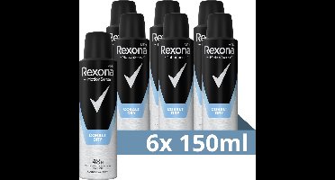 Rexona Men Anti-Transpirant Deodorant Spray - Cobalt Dry - met MotionSense Technologie - 6 x 150 ml