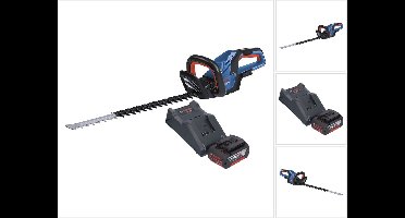 Bosch GHE 18V-60 Professionele accu heggenschaar 18 V 60 cm borstelloos + 1x accu 4.0 Ah + lader