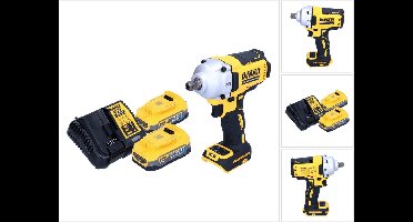 DeWalt DCF 892 E2 accu slagmoersleutel 18 V 812 Nm 1/2" borstelloos + 2x Powerstack accu 1,7 Ah + lader
