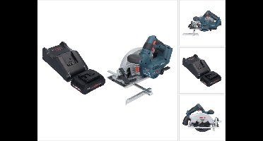 Bosch GKS 18V-57-2 Professional accu-cirkelzaag 18 V 165 mm borstelloos + 1x ProCORE accu 4,0 Ah + oplader
