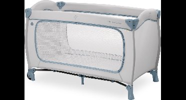 Hauck Sleep N Play Go Plus - Campingbedje - met wielen - Extra grote doorgang - Dusty Blue