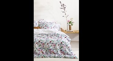 De Witte Lietaer Dekbedovertrek Lupine - Eenpersoons - 140 x 200/220 cm - Katoen Satijn
