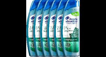 Head & Shoulders Pure Intense Kalmeert Jeuk - Anti-roos shampoo - Met Pepermunt - Voordeelverpakking 6 x 250 ml