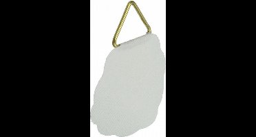 SAM Mack Linnen Kaderhanger - Zelfklevend - 30 mm - 6 Hangers - Goudkleurig