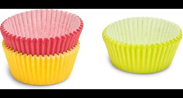 Patisse Cupcakevormpjes 3 Kleuren ø 6.5 cm - 150 stuks