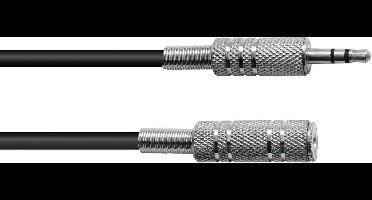 OMNITRONIC jack verlengkabel 3.5 stereo 3m
