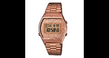Casio Vintage Edgy B640WC-5AEF Unisex Horloge 35 mm - Rosékleurig