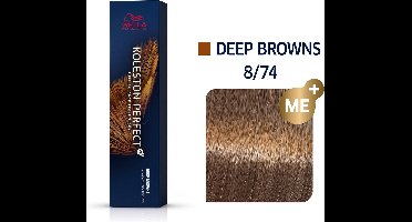 Wella Professionals Koleston Perfect Me+ - Haarverf - 8/74 Deep Browns - 60ml