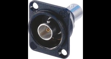 Neutrik - Neutrik - Bnc - Zwarte Behuizing Type D - Feed-Through - Geïsoleerd (NBB75DFIB)
