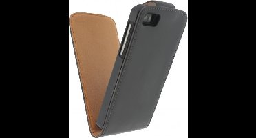 Xccess Leather Flip Case BlackBerry Z10 Black