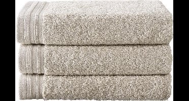 De Witte Lietaer DWL Badlaken Imagine birch beige set 3 stuks 50x100cm