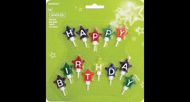 Amscan - Kaarsen Happy Birthday (13 stuks)