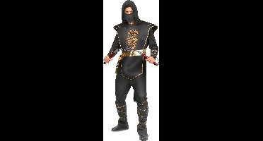 Vegaoo - Zwart ninja pak voor mannen