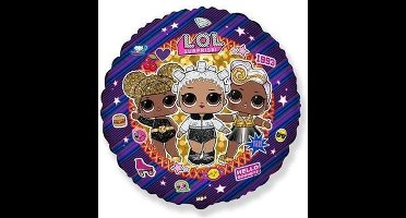 L.O.L. Surprise! Folieballon ø 45 cm - Wordt plat geleverd
