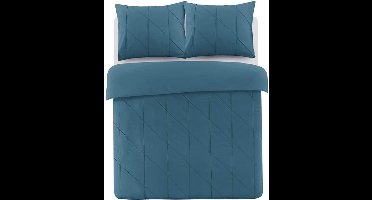 Papillon Canberra - Dekbedovertrek - Tweepersoons - 200x200x/220 cm + 2 kussenslopen 60x70 cm - Petrol