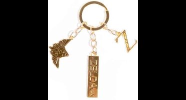 Nintendo Zelda Sleutelhanger Metal Charm Goudkleurig