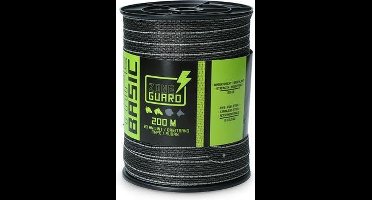ZoneGuard Zwart lint 200 meter 20 millimeter