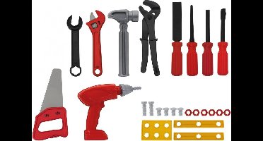 Jamara Gereedschapset Toolkids Jongens Rood/zwart 25-delig