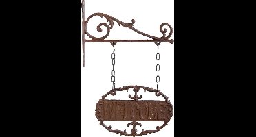 Esschert Design Welkomstbordje met haak - gietijzer